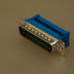 D-SUB-jack, 25-polig f. flat cable