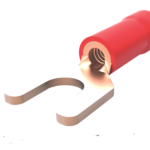 Crimp Terminal Fork M4 (RD) per 25