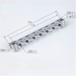 oil distribution block 9 connections (M8x1.0)