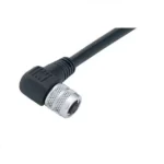 Kabel Connector 90 graden voor M8 Sensor 3 pin (5m)